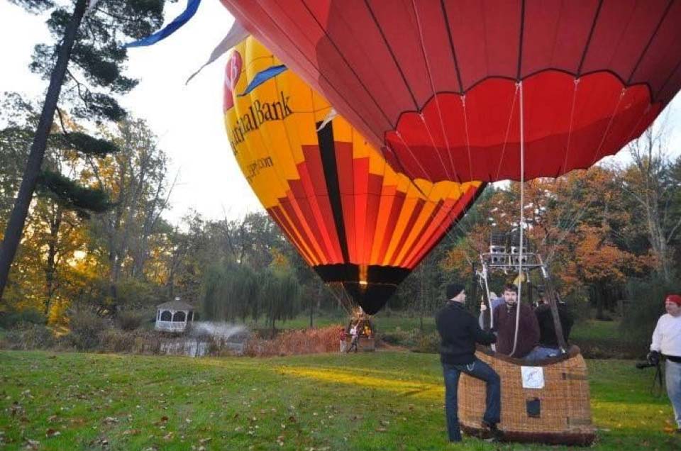Fall Hot Air Balloon Ride