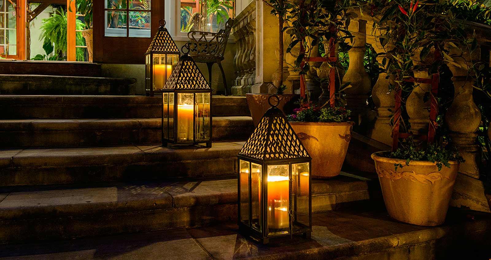 Candles on the Staircase